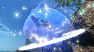 "Clionid Larva" a baby demon minion of the sea angel "Clione" Lalafell FF14 Blog Norirow Note 26