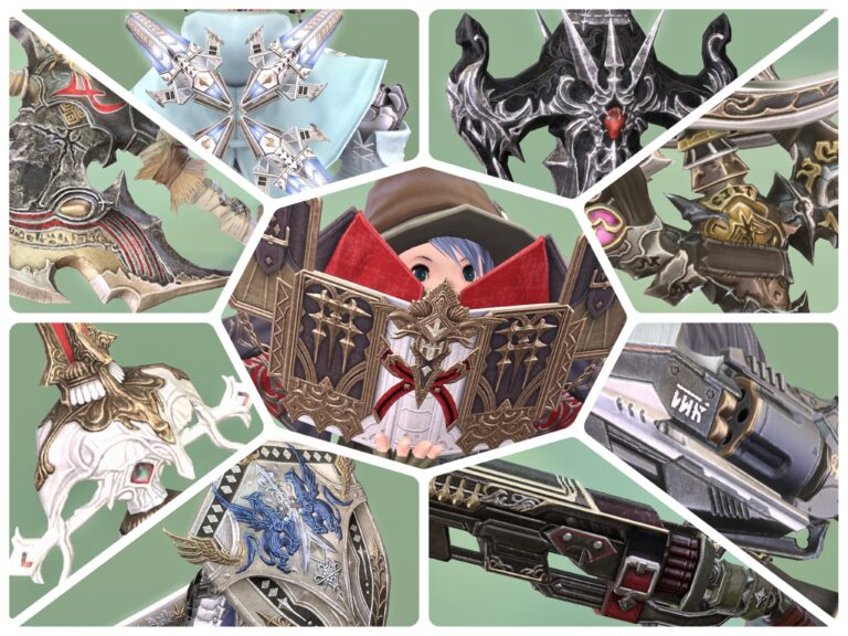 Summary of all four stages of Monk's Manderville Weapon (MW)! Lalafell FF14 Blog Norirow Note 30