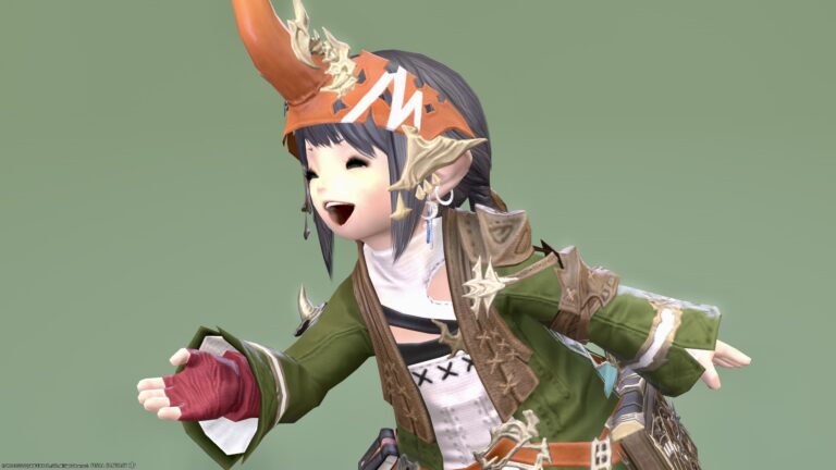 Summoner's AF1 equipment, cute unicorn "Evoker" series (Lalafell girl Ver.) Lalafell FF14 Blog Norirow Note 38