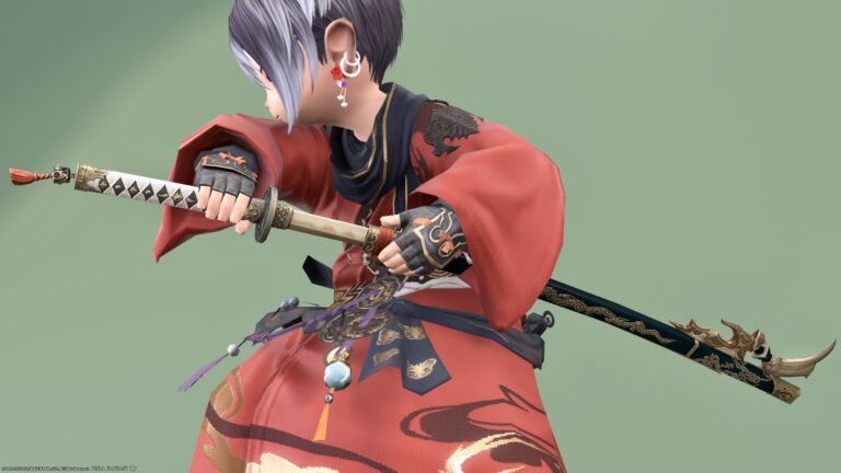 Samurai's Manderville weapons (MW) Stage 1 "Manderville Samurai Blade" Lalafell FF14 Blog Norirow Note 51