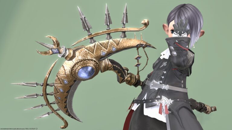 黄金の三日月の大鎌・リーパー武器『ルナエンヴォイ・シックル』 ララフェル FF14ブログ Norirow Note 38