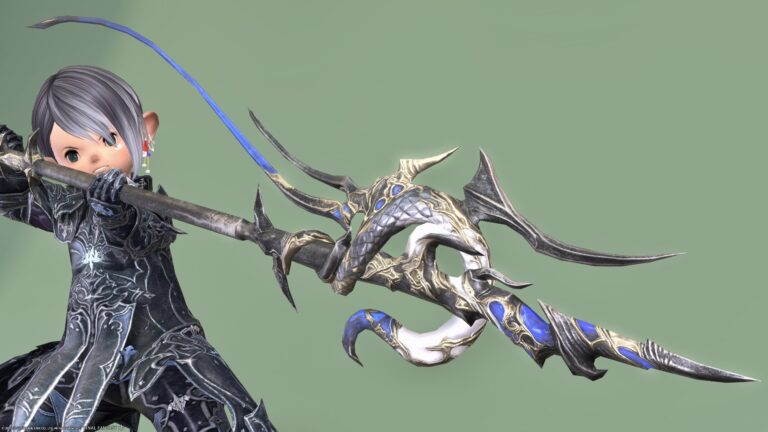 Dragoon's Manderville weapons (MW) First stage "Manderville Spear" Lalafell FF14 Blog Norirow Note 32