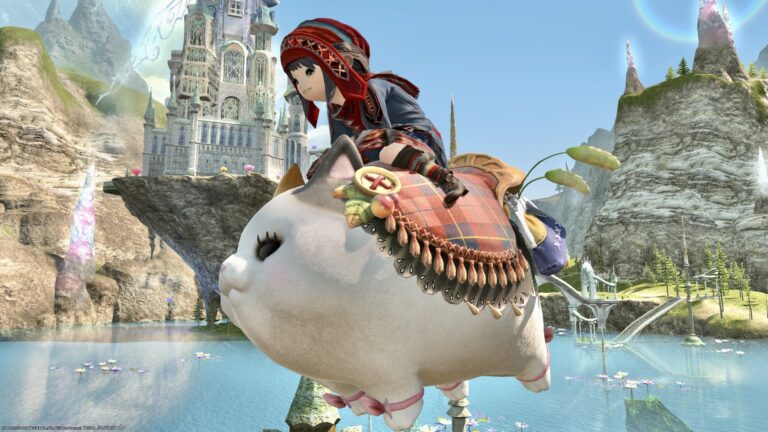 Fat and super cute big cat mount "Fatter Cat" Lalafell FF14 Blog Norirow Note 35