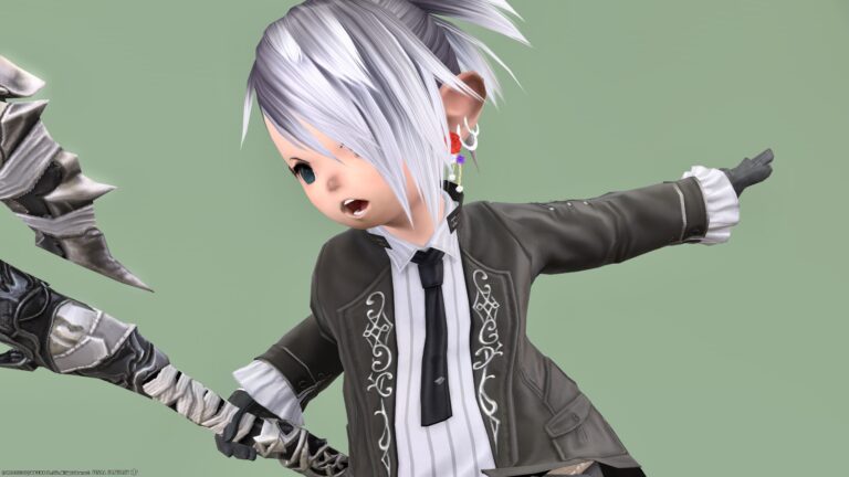 【ミラプリ】『ワイルドエンフォーサー・ジャケット』でちょっぴりクールなカジュアルコーデ ララフェル FF14ブログ Norirow Note 34