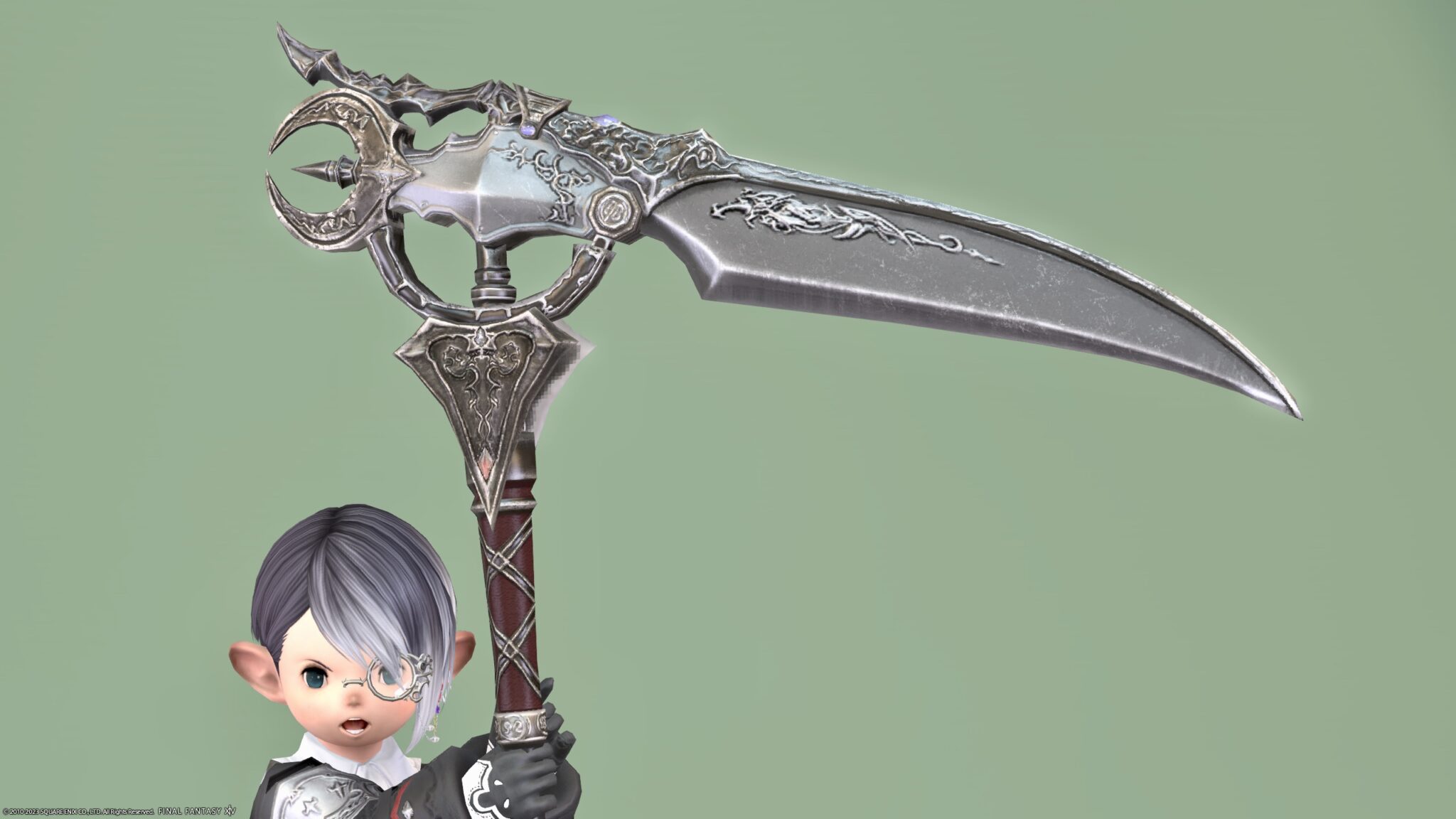 Reaper weapon of the dark and sacred ruined city of Nabaath “Rinascita