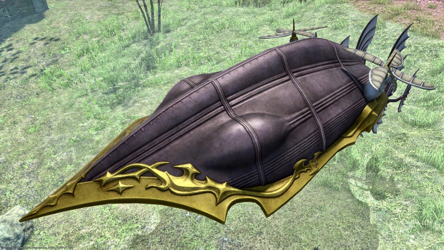 FF6 Setzer Airship/Gold Saucer 4Person Mount “Blackjack” Norirow