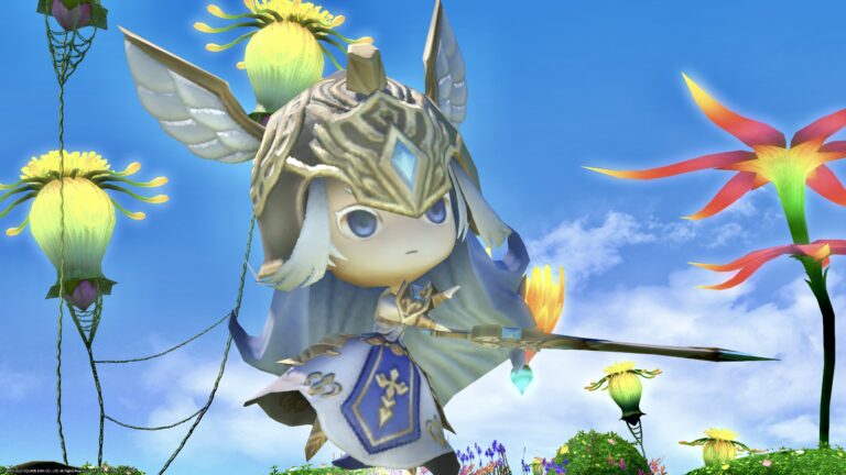 Halone is so cute! Euphrosyne's minion Wind-up Halone Lalafell FF14 Blog Norirow Note 38