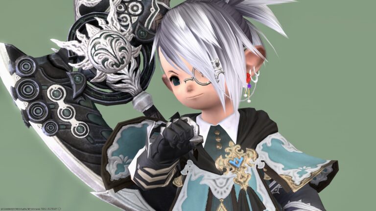 [Glamour] Fashionable Coordination for Reaper in the style of "Forest Sergeant" Lalafell FF14 Blog Norirow Note 42