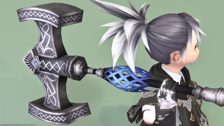 ガイアのハンマー型のリーパー武器『スティジアン・イポスセスフィラ』 ララフェル FF14ブログ Norirow Note 42