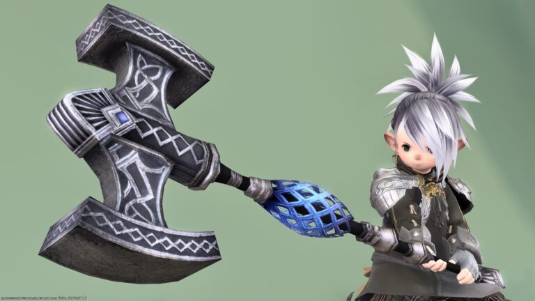 細長いガイアのハンマー・暗黒騎士武器『シャドウ・イポスセスフィラ』 ララフェル FF14ブログ Norirow Note 40