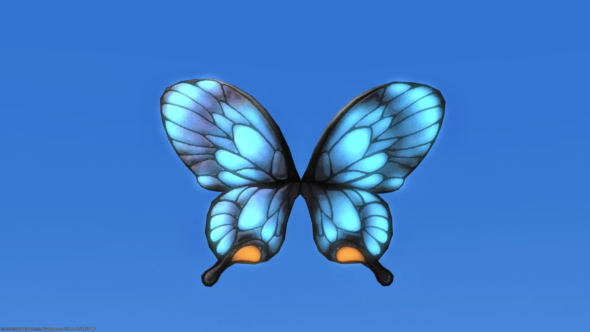 A very cute blue butterfly minion “Morpho” with the name of a goddess
