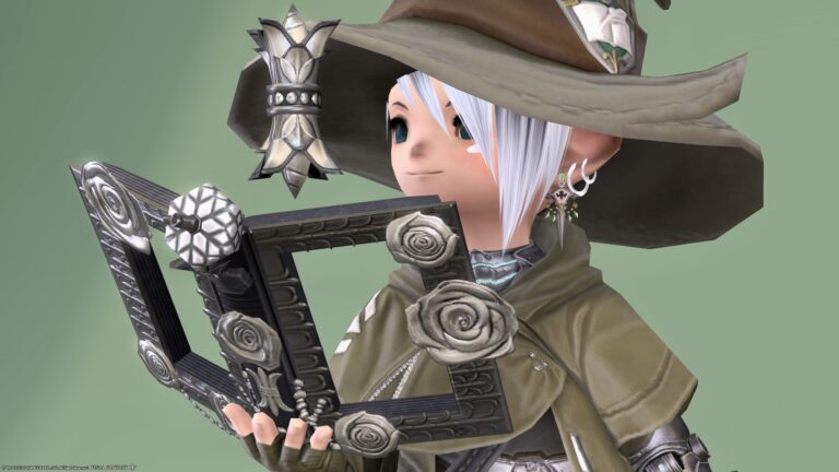 穴の開いたシルバーアクセのような本・ヒュペルボレア造物院の学者武器『キティセオス・コーデックス』 ララフェル FF14ブログ Norirow Note 34