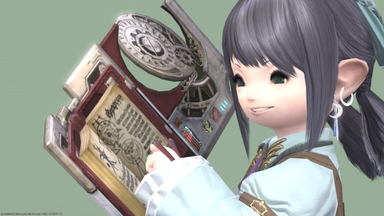 ネロさん設計のエーテル測定器が回転する召喚士の魔道書『スカエウァ・マジテックグリモアRE』 ララフェル FF14ブログ Norirow Note 47