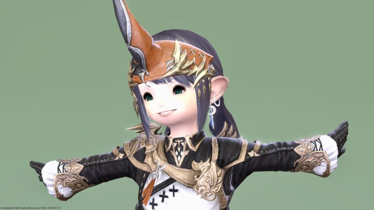 召喚士のAF5装備・凛々しいユニコーン軍服『コンヴォカー』シリーズ（ララフェル女子Ver.） ララフェル FF14ブログ Norirow Note 38