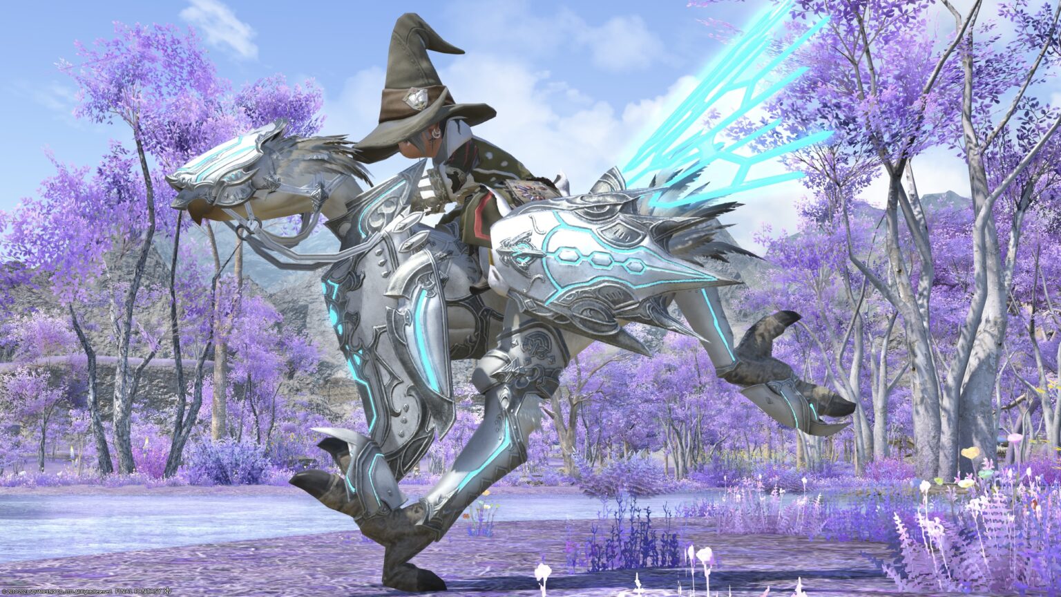Allag’s Treasure! Cyber chocobo armor that shines light blue “Allagan