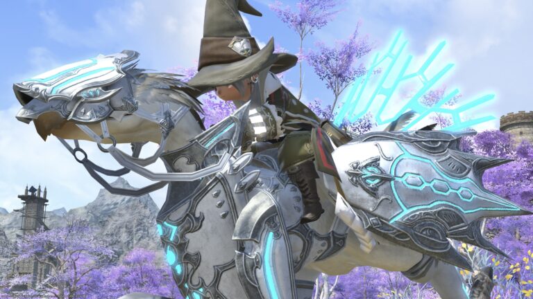 Allag's Treasure! Cyber ​​chocobo armor that shines light blue "Allagan Barding" (Eureka Orthos) Lalafell FF14 Blog Norirow Note 35