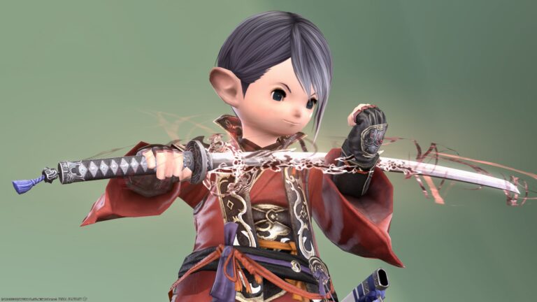 侍のマンダヴィルウェポン第二段階・赤き竜巻刀『マンダヴィル・アメイジング・サムライブレード』 ララフェル FF14ブログ Norirow Note 38