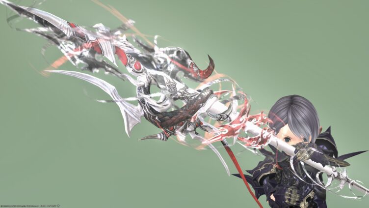 Dragoon’s Manderville Weapon Stage 2 Red whisker glowing white spear ...