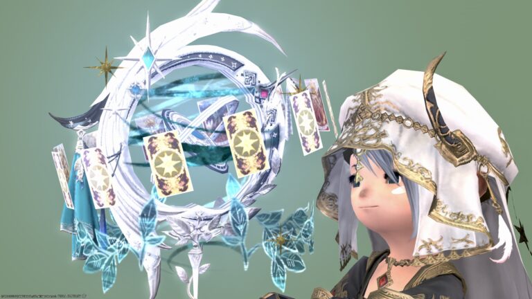 Astrologian's Manderville Weapon Stage 2: Glowing Green Leaf Globe "Amazing Manderville Torquetum" Lalafell FF14 Blog Norirow Note 43