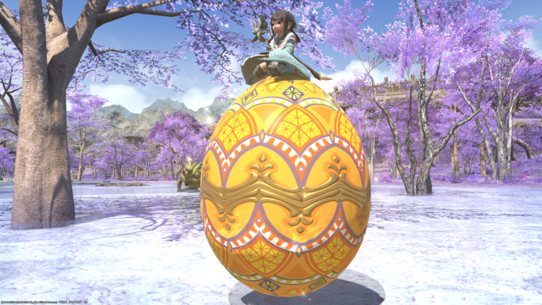 タマゴ型でチョコボが飛び出る可愛いマウント『エッグシステム』（ララフェル女子Ver.） ララフェル FF14ブログ Norirow Note 37