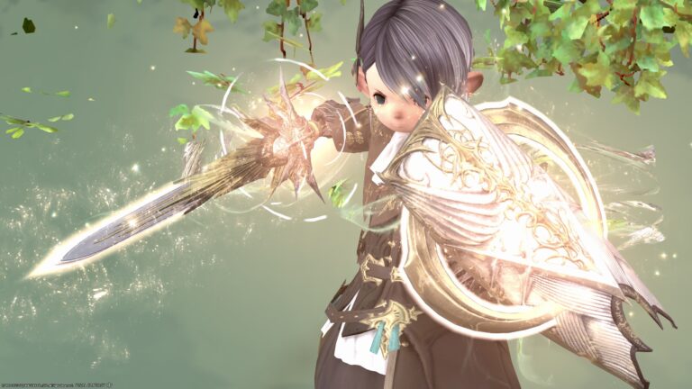 Paladin's Anima Weapon 6th Stage / Fantastic Shining "Sharpened Sword & Shield of the Twin Thegns" Lalafell FF14 Blog Norirow Note 46