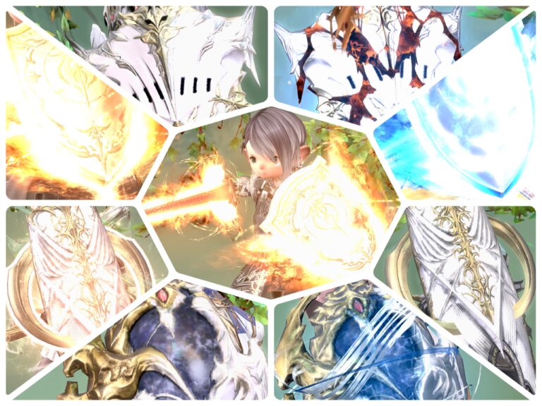 Paladin's Anima Weapon 6th Stage / Fantastic Shining "Sharpened Sword & Shield of the Twin Thegns" Lalafell FF14 Blog Norirow Note 25