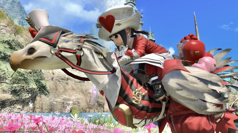 Exceptionally cute Valentione chocobo armor "Authentic Paramour Barding" Lalafell FF14 Blog Norirow Note 27