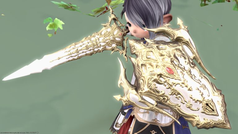 Paladin's Zodiac Weapon 7th Stage Legendary Strongest Sword "Excalibur" & "Aegis Shield" Lalafell FF14 Blog Norirow Note 36