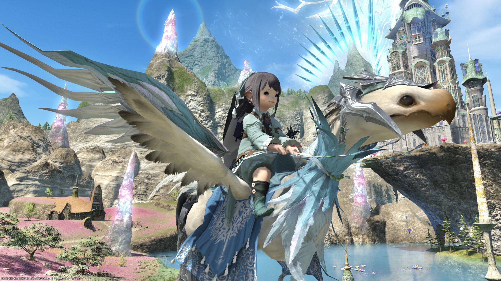 Hydaelyn’s divinely adorable chocobo armored “Barding of Divine Light” Norirow Note エオルゼア冒険記
