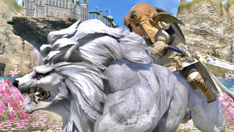 White Lion Mount / But Somebody's Gotta Do It (Paladin) Achievement Reward "Warlion" (Lalafell Boys Ver.) Lalafell FF14 Blog Norirow Note 32