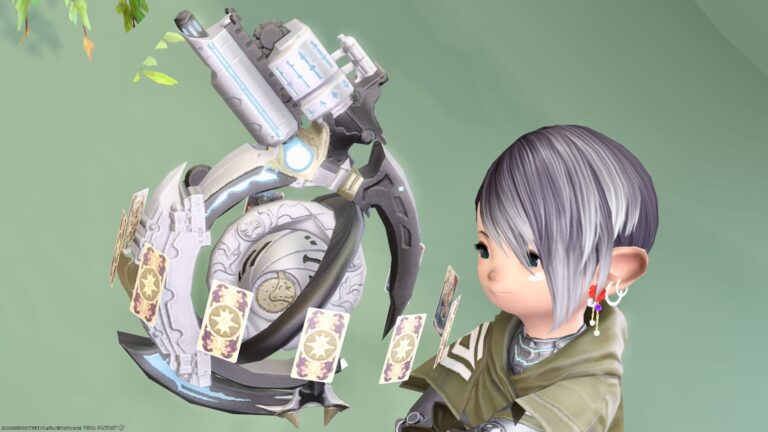 Toy robot-like Astrologian sphere "Augmented Lost Allagan Astrometer" Lalafell FF14 Blog Norirow Note 45