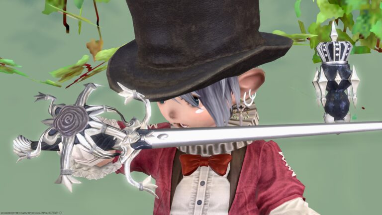 鉄の薔薇のレイピア・ヒュペルボレア造物院の赤魔道士武器『キティセオス・スモールソード』 ララフェル FF14ブログ Norirow Note 72