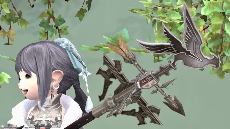 アンティークな風見鶏が可愛い白魔道士杖『リナシータ・ケーン』 ララフェル FF14ブログ Norirow Note 38