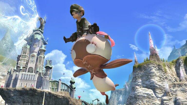 A cute mount of a gentleman pumpkin ghost, "Ambulario" (All Saints’ Wake 2025) Lalafell FF14 Blog Norirow Note 29