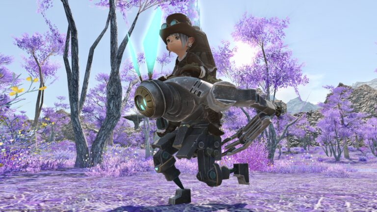 最高に可愛い二足歩行のウサギ型おんぶロボットマウント『トラベリングサポーター』(PvPシリーズ4) ララフェル FF14ブログ Norirow Note 34