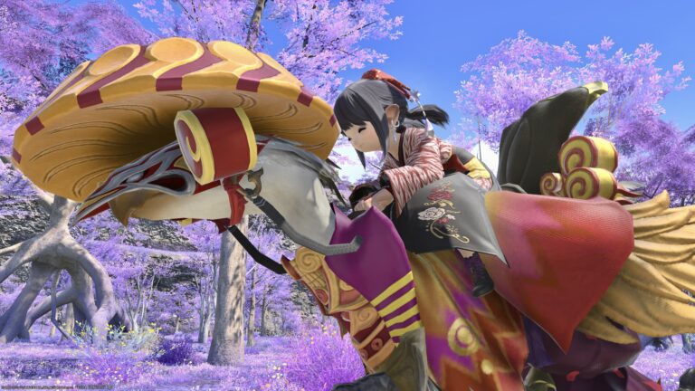 貴重な和装でサムライ風なチョコボ装甲『ヨウジンボウ・バード』 ララフェル FF14ブログ Norirow Note 27