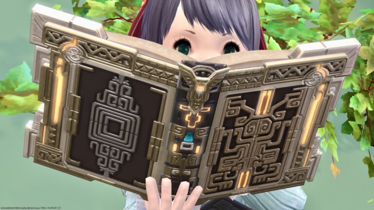 古代文明の光るデジタル魔道書・召喚士武器『ロンカグリモア』 ララフェル FF14ブログ Norirow Note 35