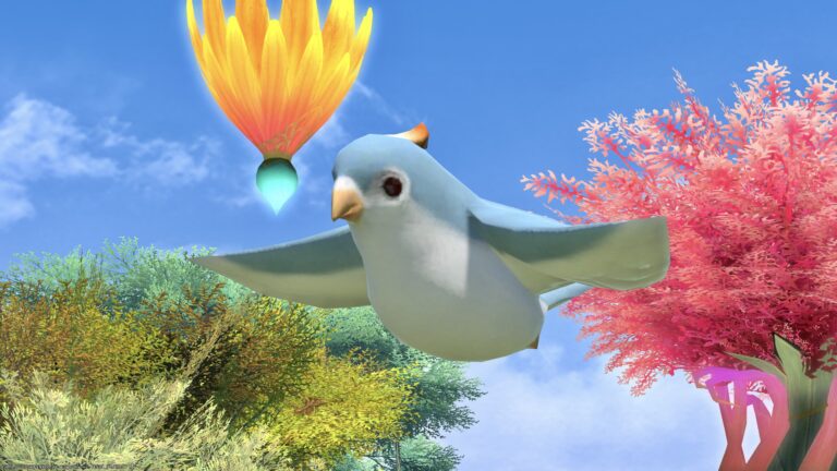 Messenger of the Moon God Menphina / Cute little bird minion “Doman Magpie” Lalafell FF14 Blog Norirow Note 25