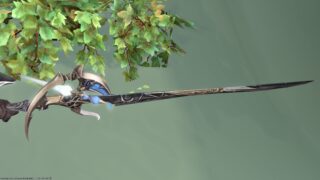 Gorgeous rapier with a blue crescent moon / Red Mage Weapon “Lunar ...