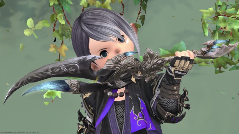 深海の神秘でアンティークなドォーヌ・メグの忍者武器『フェイナイフ』 ララフェル FF14ブログ Norirow Note 37