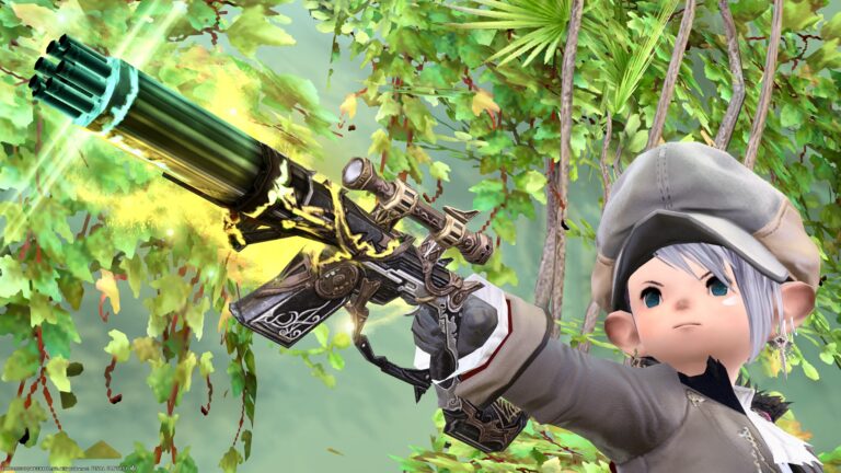 機工士のMW第三段階・ガトリング銃型の光るライフル『マンダヴィル・マジェスティック・ハンドガン』 ララフェル FF14ブログ Norirow Note 56