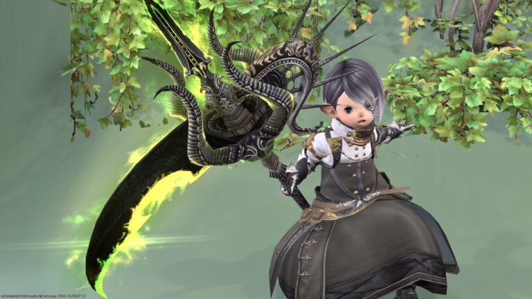 Reaper's MW 3rd stage / The devil's scythe that glows suspiciously "Manderville Majestic Warcise" Lalafell FF14 Blog Norirow Note 31