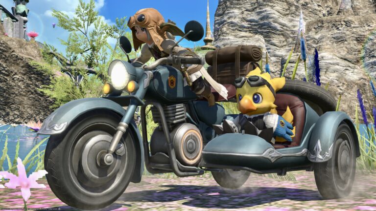 Travel with Alpha! Classic bike mount with sidecar "Garlond GL-IS" (Lalafell Ver.) Lalafell FF14 Blog Norirow Note 35