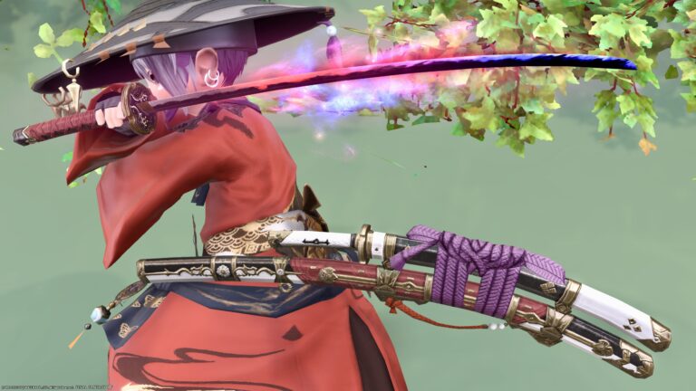 Samurai's MW 3rd stage: Shining dual-wielding sword "Majestic Manderville Samurai Blade" Lalafell FF14 Blog Norirow Note 43