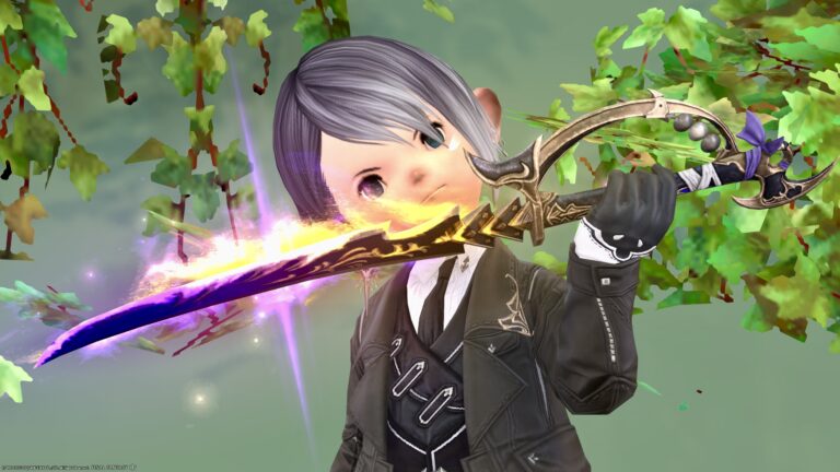 Ninja's MW 3rd Stage: Iridescent Western-style twin swords "Majestic Manderville Knives" Lalafell FF14 Blog Norirow Note 43