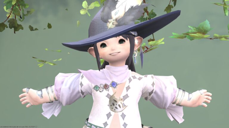 Different colors of Bard's AF1 equipment, pale pink musician "Bard" series (Lalafell Girl Ver.) Lalafell FF14 Blog Norirow Note 31