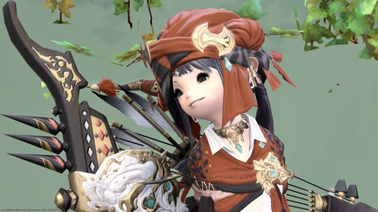 吟遊詩人のAF2装備・アラビアンな音楽家『アエド』シリーズ (ララフェル女子Ver.) ララフェル FF14ブログ Norirow Note 40