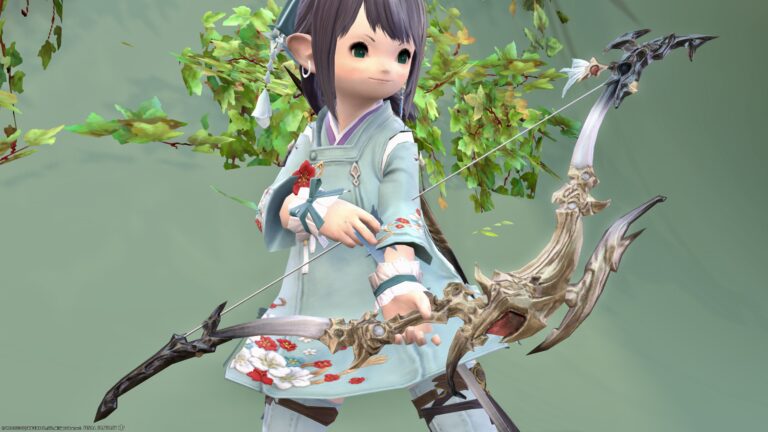 The ninja weapon "Hofuds" is a large assassin sword and is named after the divine sword of Norse mythology. Lalafell FF14 Blog Norirow Note 26