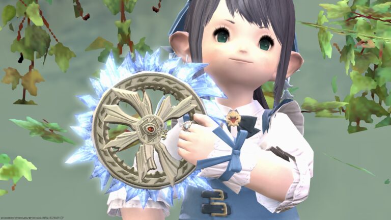 綺麗なクリスタル製の賢者武器『ブルースピリットウィング』 ララフェル FF14ブログ Norirow Note 28