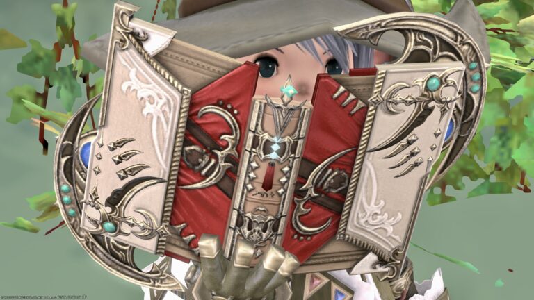 三日月のガラス細工っぽい綺麗な賢者武器『ルナエンヴォイ・ウィング』 ララフェル FF14ブログ Norirow Note 27